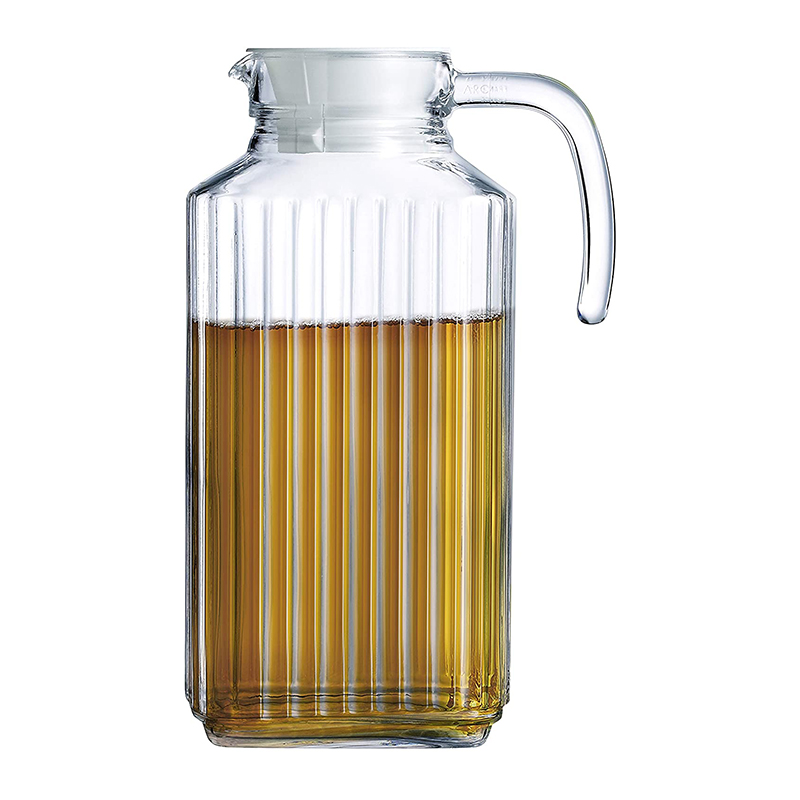 Luminarc Jug Quadro Fridge 1.7L With White Lid V3617/V4069 3 Luminarc Jug Quadro Fridge 1.7L With White Lid V3617/V4069