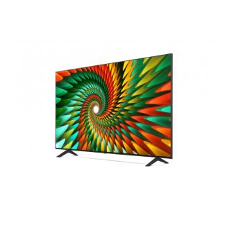 LG 55" UHD Nano Cell TV 4K with Active HDR, Pure Colors made by NanoCell Technology, A Smarter Viewing Experience with the α5 AI Processor 4K Gen6 Smart Functionality, Including ThinQ AI and WebOS. 55NANO77-6RA