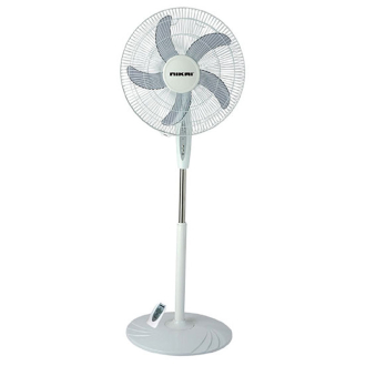 Nikai Stand Fan 16 inch Padestal Fan W/remote 45w NPF1634RT 7.5 Hours Timer High Performance Copper Motor 3 Speeds Low, Medium And High