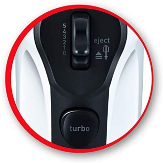 Moulinex Quickmix Hand Mixer with Bowl 350W 3.5L 5 Speeds 2 Attachments White HM311127