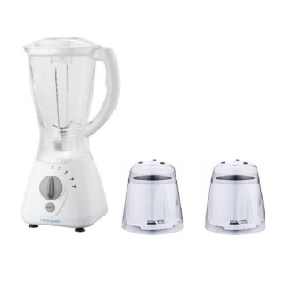 Frigidaire Blender 1.5L with 2 Grinders 550W 4 Diff Speeds and Pulse Function 4 Wings Stainless Steel Blades FD5157
