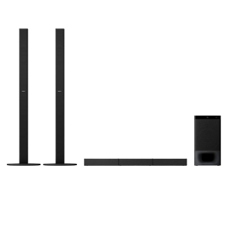 Sony Home Cinema Soundbar System 5.1ch 1000W with 2 Tall Boy Rear Speakers-not Wireless HT-S 700