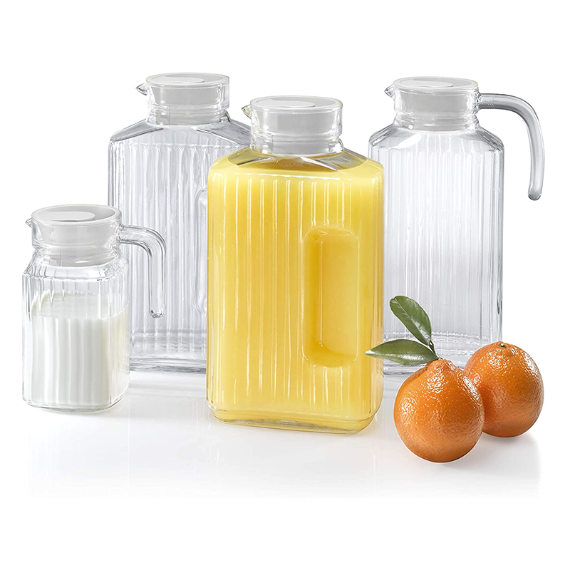 Luminarc Jug Quadro Fridge 1.7L With White Lid V3617/V4069 6 Luminarc Jug Quadro Fridge 1.7L With White Lid V3617/V4069