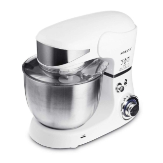 Sokany Electric Stand Mixer 1000W 5L 6 Speeds 3 Attachments