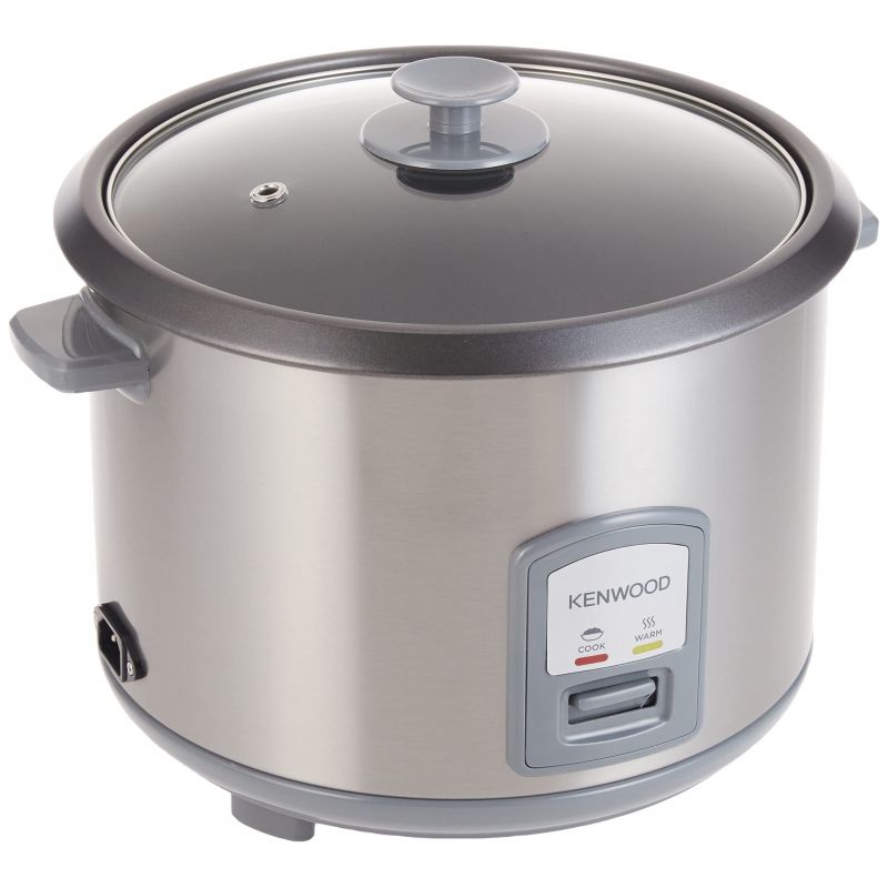 Kenwood Rice Cooker 2.8L Keep Warm Function Teflon Coated Pot 1000W Rcm71.000Ss - Glass Lid Non Stick Stainless Steel Removable Cooking With Steam Basket Pot Indicator Lights 3 Kenwood Rice Cooker 2.8L Keep Warm Function Teflon Coated Pot 1000W Rcm71.000Ss - Glass Lid Non Stick Stainless Steel Removable Cooking With Steam Basket Pot Indicator Lights