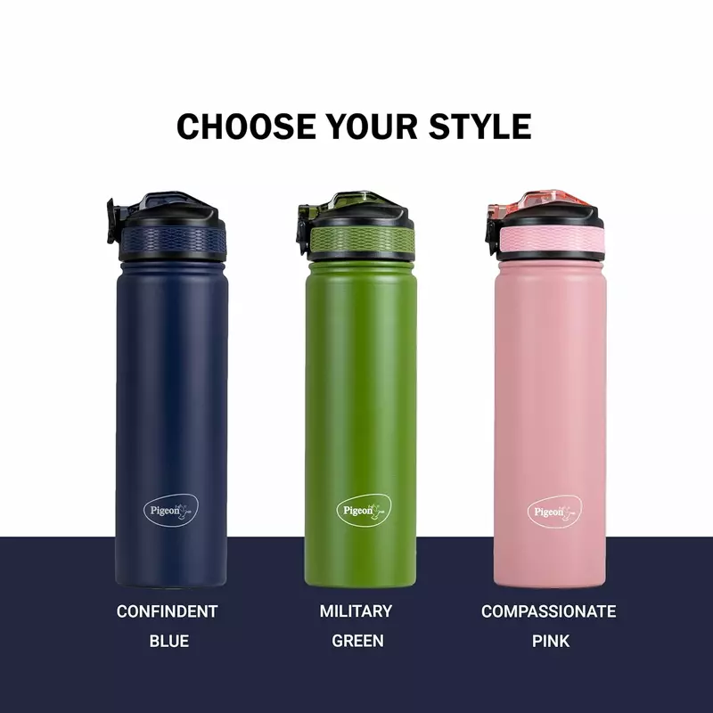 Pigeon Rush Thermos Flask 1000Ml Green – Stainless Steel Sipper With Straw, Cleaner &Amp; Extra Cap Sap 16262 8 Pigeon Rush Thermos Flask 1000Ml Green – Stainless Steel Sipper With Straw, Cleaner &Amp; Extra Cap Sap 16262