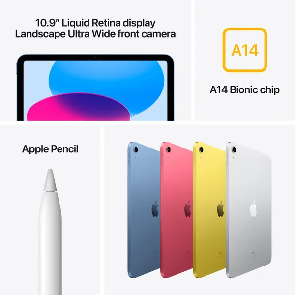 Apple 10.9&Quot; Ipad 10Th Gen, 256Gb, Wi-Fi Only, Yellow 5 Apple 10.9&Quot; Ipad 10Th Gen, 256Gb, Wi-Fi Only, Yellow