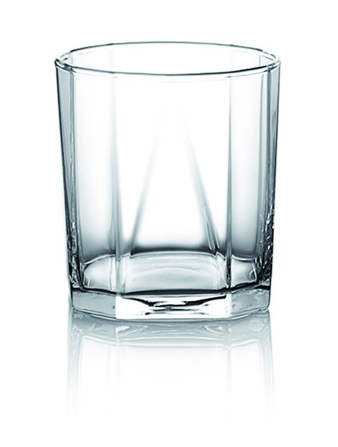 Ocean Glass 6Pcs Pyramid Rock 260Ml 1B02309 1 Ocean Glass 6Pcs Pyramid Rock 260Ml 1B02309