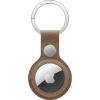 Apple AirTag FineWoven Key Ring Taupe