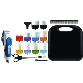 Wahl Corded Hair Clipper Color Pro Kit with 8 Color-Coded Attachment Combs & Precision Ground Blades 79400-627