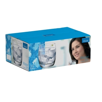 Ocean Glass 6pcs Ivory Rock 265ml 5b1300906g0000