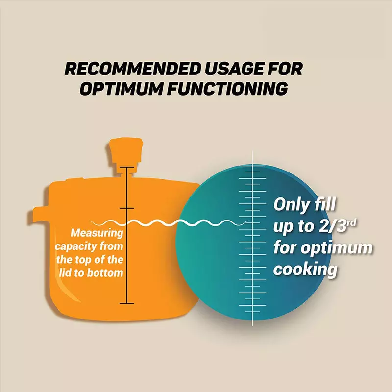 Pigeon Pressure Cooker 3L Deluxe Outer Lid Aluminium Sap 102 - Ergonomic Sturdy Handle Thermal Efficiency Special Alloy Safety Plug 15 Pigeon Pressure Cooker 3L Deluxe Outer Lid Aluminium Sap 102 - Ergonomic Sturdy Handle Thermal Efficiency Special Alloy Safety Plug