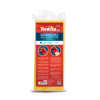 Tonkita Strizzo Sponge Mop Refill, Squeezy Mop, Suitable for Ceramics, Sandstone, and Brick Floors TK909R Pack of 2