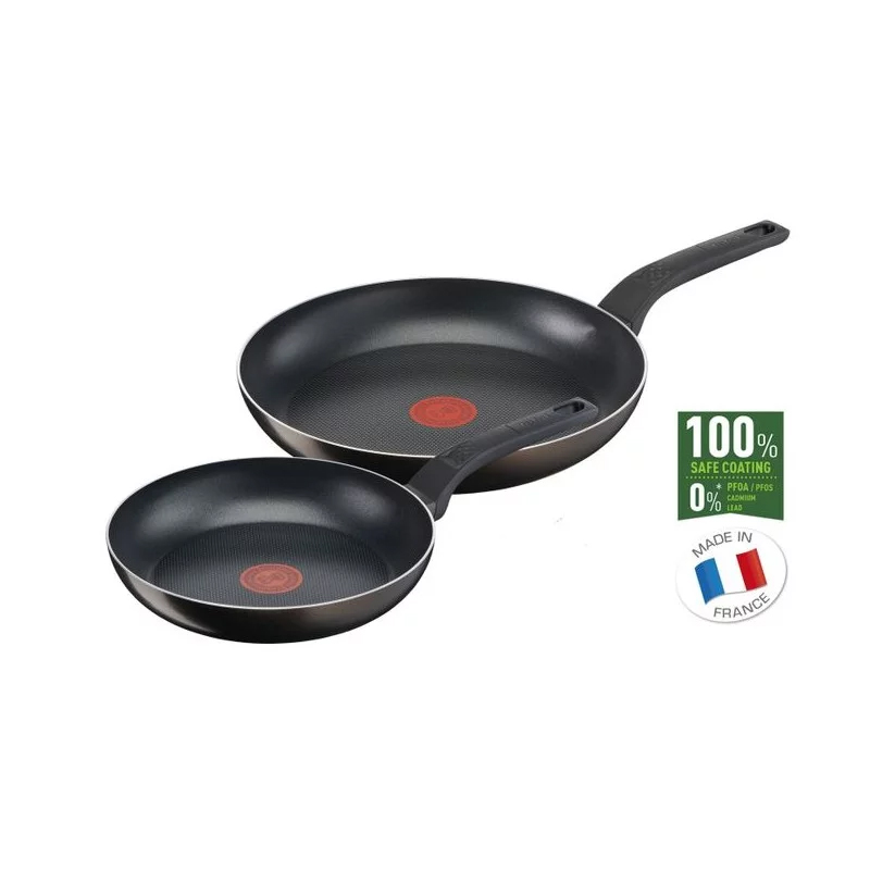 Tefal Easy Cook Frypan 24Cm And 28Cm Non Electric 2Pc B5549053 Aluminium Material With Heat Indicator Dishwasher Safe And Pfoa Safe 1 Tefal Easy Cook Frypan 24Cm And 28Cm Non Electric 2Pc B5549053 Aluminium Material With Heat Indicator Dishwasher Safe And Pfoa Safe