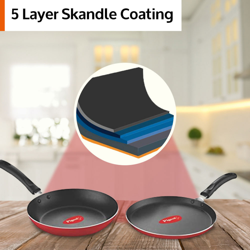 Pigeon Non Stick Frypan 22Cm Aluminium Scratch Resistant Italian Technology 12083 6 Pigeon Non Stick Frypan 22Cm Aluminium Scratch Resistant Italian Technology 12083