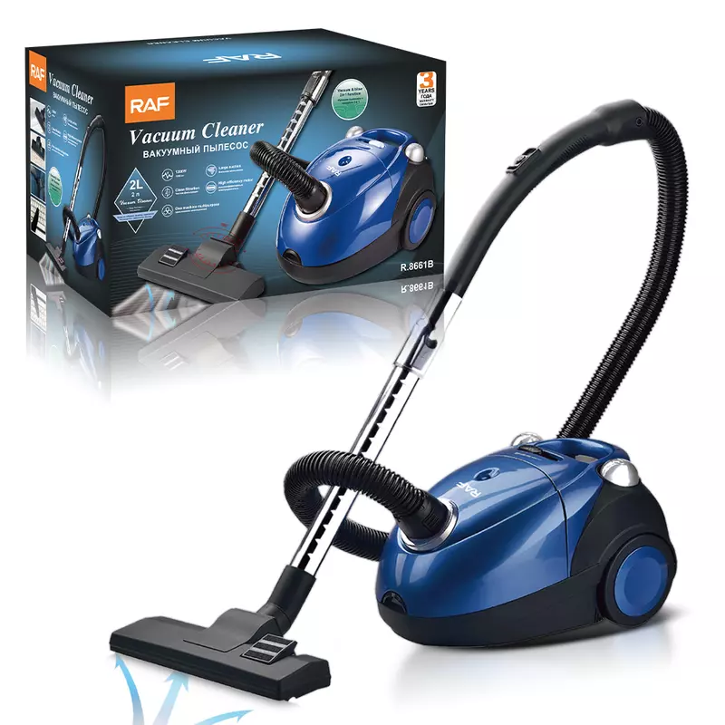Raf Vaccum Cleaner 2L 1200W 2In1 With Dust Bag, Clean Filteration, Large Suction, High Effeciency Motor R.8661 R 2 Raf Vaccum Cleaner 2L 1200W 2In1 With Dust Bag, Clean Filteration, Large Suction, High Effeciency Motor R.8661 R