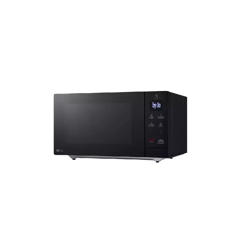 Lg Microwave 30L 900W Solo Automatic + Manual, Easy Clean, Slim Design, Led Lamp, Effortless Cleaning, Practical Space Utilization, Defrost Function, Black Ms3032Jas