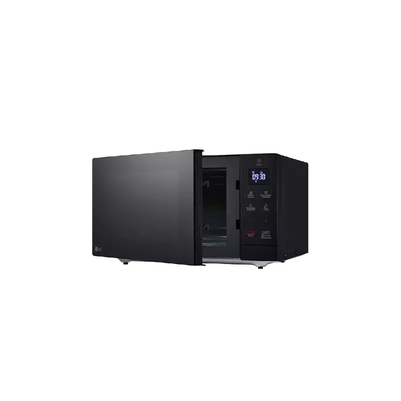 Lg Microwave 30L 900W Solo Automatic + Manual, Easy Clean, Slim Design, Led Lamp, Effortless Cleaning, Practical Space Utilization, Defrost Function, Black Ms3032Jas