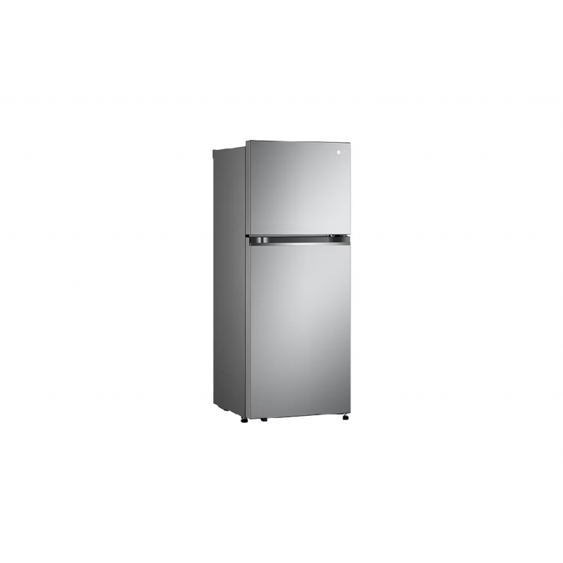 Lg Refrigerator 217L Double Door Top Freezer Linear Cooling, Door Cooling, Multi Air Flow, Smart Inverter Compressor Platinum Silver Gv B212Plgb