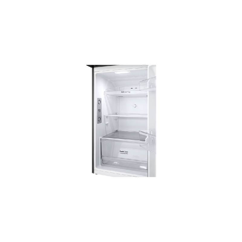 Lg Refrigerator 217L Double Door Top Freezer Linear Cooling, Door Cooling, Multi Air Flow, Smart Inverter Compressor Platinum Silver Gv B212Plgb