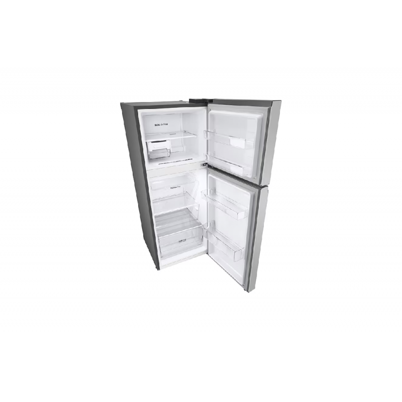 Lg Refrigerator 217L Double Door Top Freezer Linear Cooling, Door Cooling, Multi Air Flow, Smart Inverter Compressor Platinum Silver Gv B212Plgb