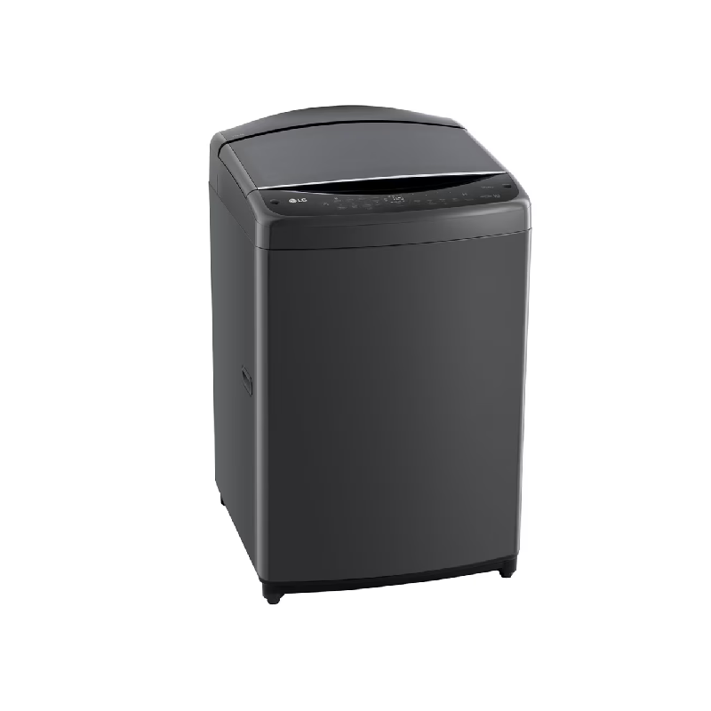 Lg Washing Machine 19Kg Top Load, 6 Motion Dd, Inverter Direct Drive, Lint Filter, Steam Functionality, Smart Diagnosis, Middle Black Lcd Display T19H3Sdht2