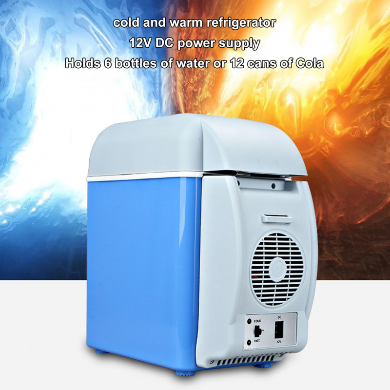 Electric Cooler And Warmer Dual Use Car Refrigerator Portable Mini Fridge 12V Dc Power Supply, 7.5 Liter / 12 Cans 8 Electric Cooler And Warmer Dual Use Car Refrigerator Portable Mini Fridge 12V Dc Power Supply, 7.5 Liter / 12 Cans