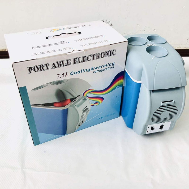 Electric Cooler And Warmer Dual Use Car Refrigerator Portable Mini Fridge 12V Dc Power Supply, 7.5 Liter / 12 Cans 10 Electric Cooler And Warmer Dual Use Car Refrigerator Portable Mini Fridge 12V Dc Power Supply, 7.5 Liter / 12 Cans