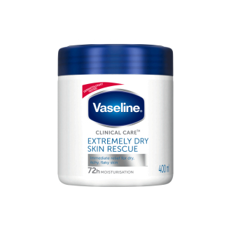 Vaseline Moisturizing Body Cream Extremely Dry Skin Rescue 400ml - Set of 3 Pcs