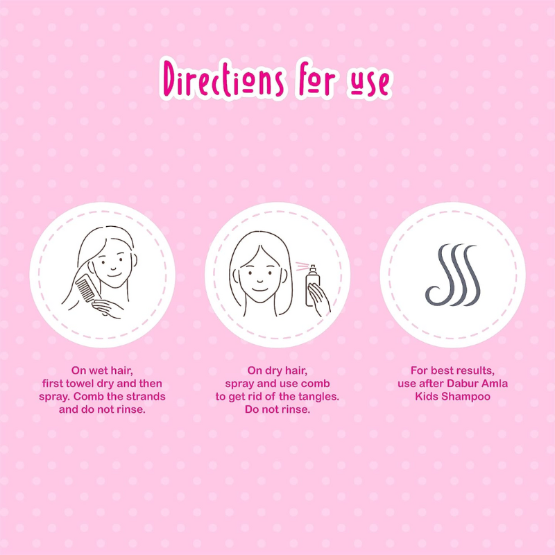 Dabur Amla Detangler Kids Hair Oil 200Ml 6 Dabur Amla Detangler Kids Hair Oil 200Ml - Set Of 3 Pcs