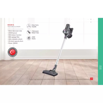 Nikai Vacuum Cleaner 25L Carry Handle with Blower Function 200W NVCR1X Metal Telescopic Tube With Sponge Filter Rotatable Wheels Rechargeble Vacuum Cleaner