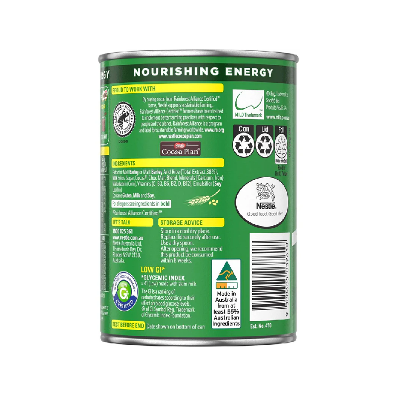 Nestle Milo Activ-Go Malt Powder 200G (Pack Of 12Pcs) 2 Nestle Milo Activ-Go Malt Powder 200G (Pack Of 12Pcs)