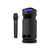 Sony Bluetooth  Party Speaker ULT Tower 10 with ULT Button, Powerfull Bass,25hrs Backup, IP67 Rating, Sound & Party Lights, Wireless Mic for Karaoke,Touch Panel SRS-ULT1000