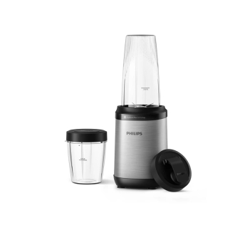 Philips Smoothie Blender 5000 Series 700+300ml 800W with ProBlend Plus Technology, Detachable Blades, Easy Clean, Elegant Compact Design, Large Tumbler & Small Cup HR2765