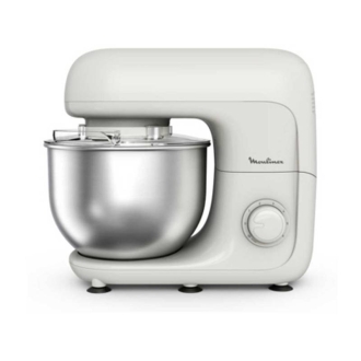 Moulinex Kitchen Machine 800W, 4.8L Stainless Steel Bowl, Multi-Speed Settings, Durable Build  Model QA160127