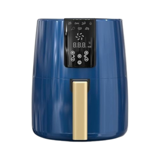 Nikai Airfryer 4l Digital 1250w Naf588d Precision Temperature Control, 7 Preset Cooking Programs, 360-Degree Air Circulation, One-Touch Operation