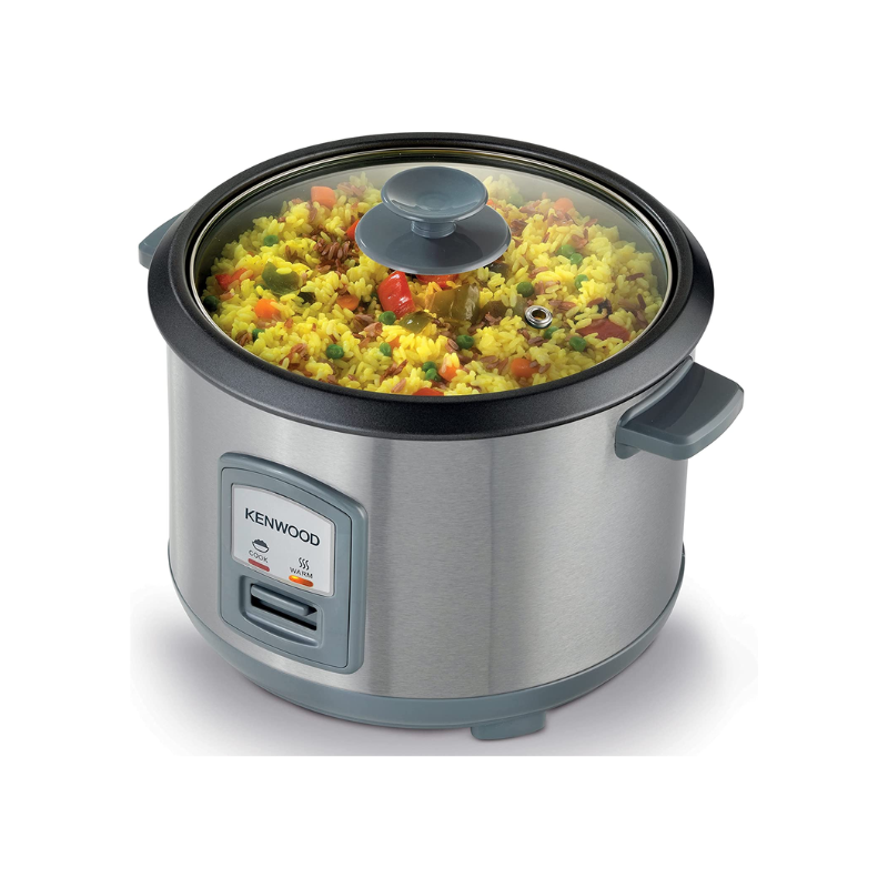 Kenwood Rice Cooker 2.8L Keep Warm Function Teflon Coated Pot 1000W Rcm71.000Ss - Glass Lid Non Stick Stainless Steel Removable Cooking With Steam Basket Pot Indicator Lights 8 Kenwood Rice Cooker 2.8L Keep Warm Function Teflon Coated Pot 1000W Rcm71.000Ss - Glass Lid Non Stick Stainless Steel Removable Cooking With Steam Basket Pot Indicator Lights