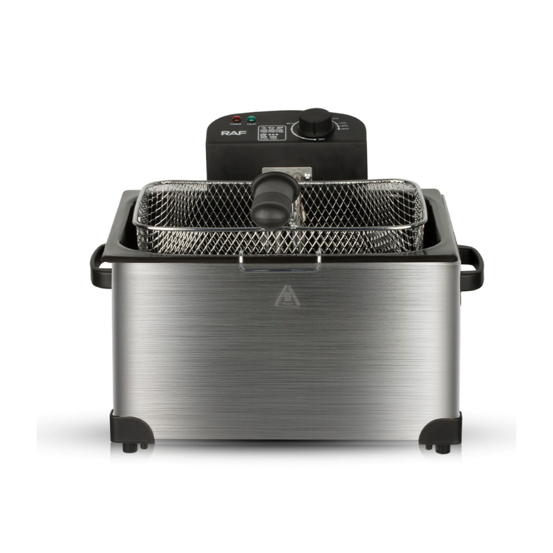 Raf Deep Fryer 7.5L 2000W 2In1 4 Ring Fever,Anti Scalding Design R.5249