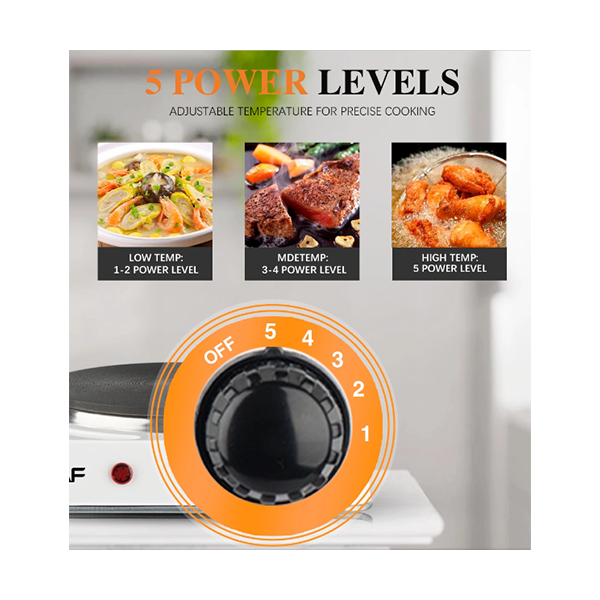 Raf Hotplate 8L 1000W Single, Uniform Heat, Simple Operation R.8010 A 3 Raf Hotplate 8L 1000W Single, Uniform Heat, Simple Operation R.8010 A