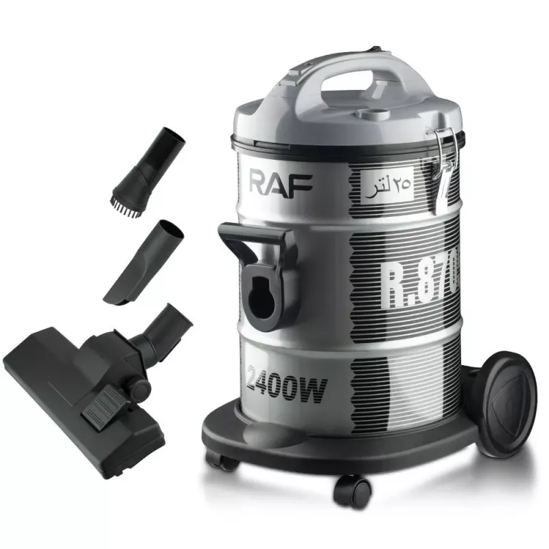 Raf Vaccum Cleaner 21L 2400W Dry Clogging Protection, Strong Suction, Dust Separation R.8705