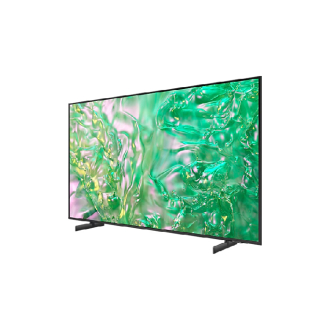 Samsung 55’’ Crystal UHD 4K, Tizen, OS Smart TV, Frameless & Air Slim, Flat Lift Stand, Solar Cell Remote, Dynamic Crystal Color, 4K  AI Upscaling, Q-Symphony 55DU8000