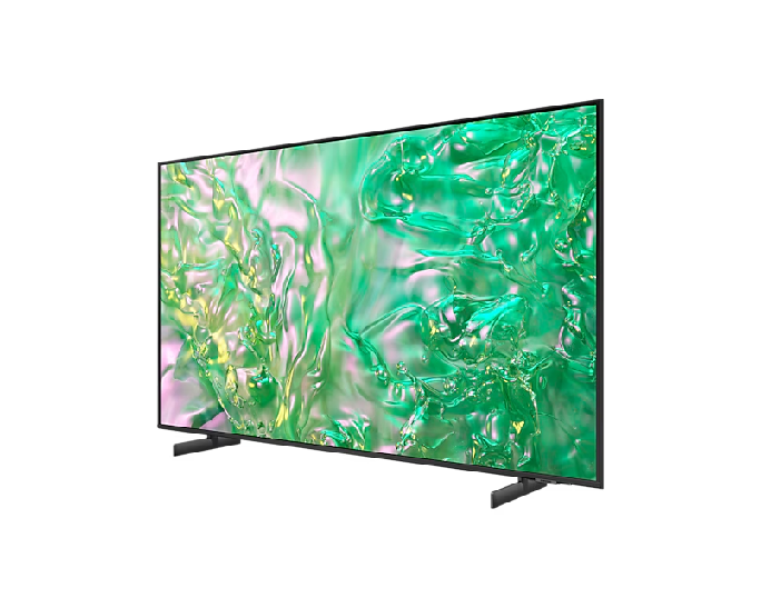 Samsung 55’’ Crystal Uhd 4K, Tizen, Os Smart Tv, Frameless &Amp; Air Slim, Flat Lift Stand, Solar Cell Remote, Dynamic Crystal Color, 4K  Ai Upscaling, Q-Symphony 55Du8000