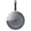 Tefal Natura Wokpan 28cm Non Electric B2269295 aluminium material heat indicator thermo signal stone effect coating made in france
