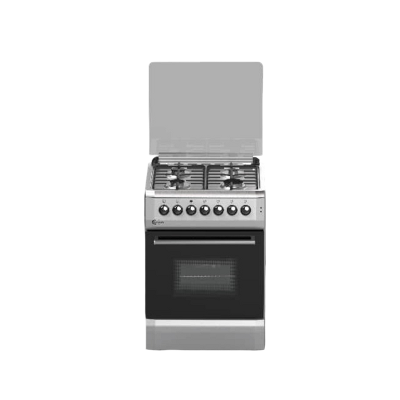 Silverdome Free Standing Cooker 60X60Cm, 4 Gas Burners, Metallic Silver Body Fsc - 602 1 Silverdome Free Standing Cooker 60X60Cm, 4 Gas Burners, Metallic Silver Body Fsc - 602