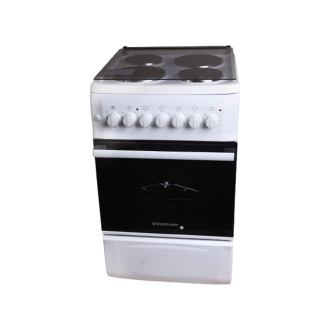 Westpoint Cooker 50x55, 4 Electric Plates, Electric Oven with Grill Glass Lid WCER5504E0