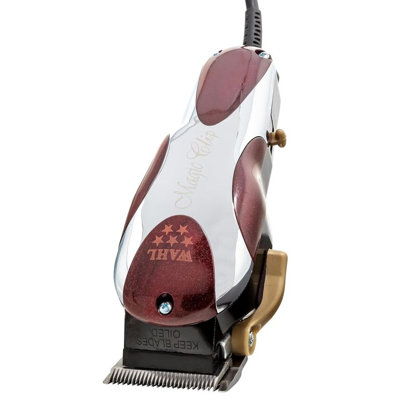 Wahl Hair Clipper, Five Star Magic Professional Hair Clipper, Corded Electric, Sharp Design, Variable Taper And Texture Setting, Adjustable Blades  8451-317H