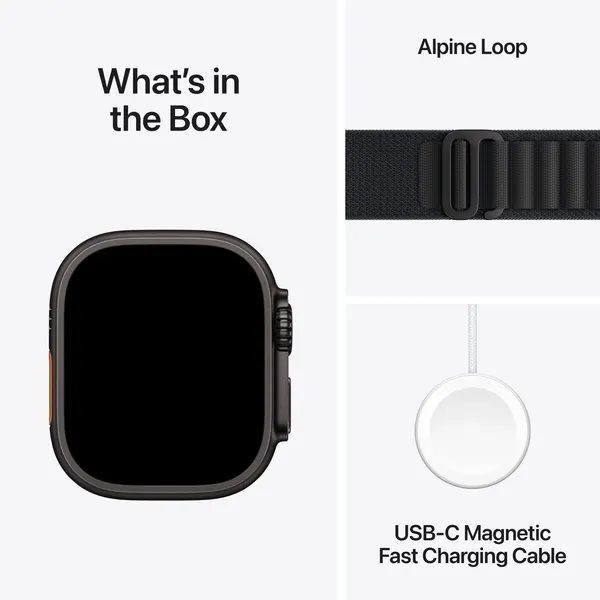 Apple Watch Ultra 3 49Mm Black Titanium Case Gps + Cellular Black Alpine Loop 9 Apple Watch Ultra 3 49Mm Black Titanium Case Gps + Cellular Black Alpine Loop