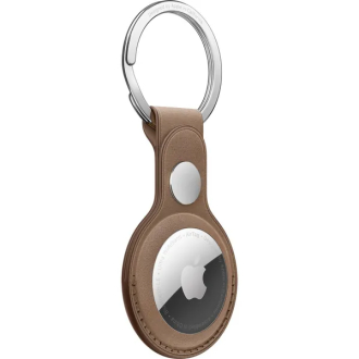 Apple AirTag FineWoven Key Ring Taupe