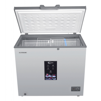 SilverDome Convertible Chest Freezer 251L, Defrost, Fast Freezing, Tropicalized Compressor with Cool Pack, Energy Efficient CFM-251