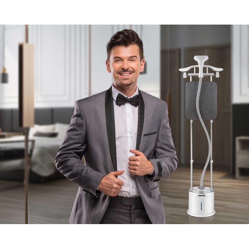 Nikai Garment Steamer 2L Tank Suit Hanger 2000W Ngs892Ab Overheat Protection 10 Steam Levels Double Aluminum Poles 4 Nikai Garment Steamer 2L Tank Suit Hanger 2000W Ngs892Ab Overheat Protection 10 Steam Levels Double Aluminum Poles